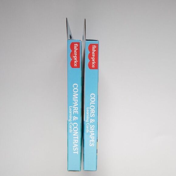 Fisher Price Learning Cards Colors & Shapes and Compare & Contrast Flash Cards - Picture 3 of 3